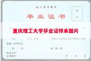 重庆理工大学毕业证样本图片