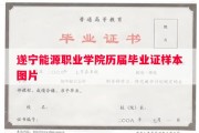 遂宁能源职业学院历届毕业证样本图片