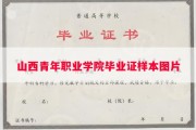 山西青年职业学院毕业证样本图片