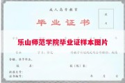 乐山师范学院毕业证样本图片