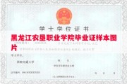 黑龙江农垦职业学院毕业证样本图片