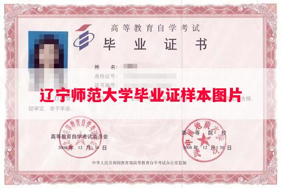 辽宁师范大学毕业证样本图片